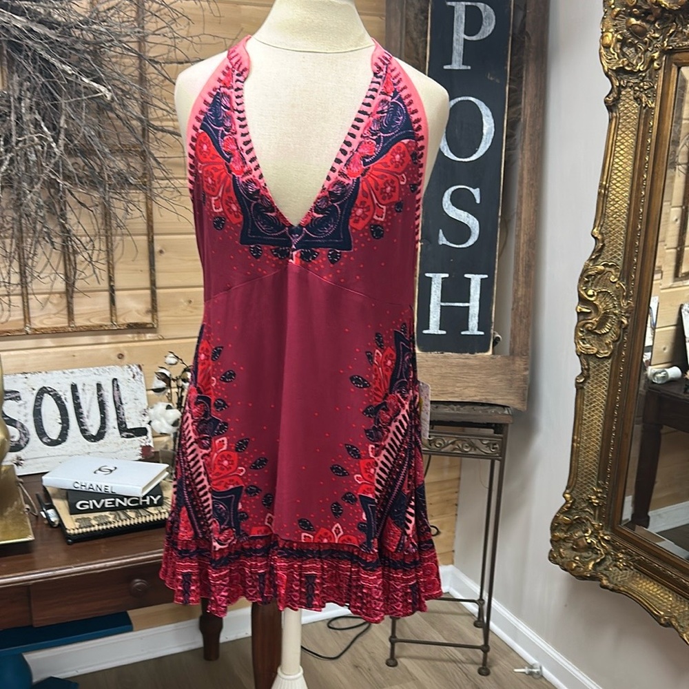 NWT Steal The Sun Halter Dress/Tunic Top - Picture 2 of 11